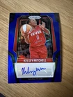 KELSEY MITCHELL 2025 PANINI PRIZM WNBA BLUE PRIZM AUTO / 75 FEVER #SG-KM