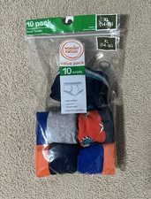 5 Boys Briefs XL 14 - 16 Multi Pack Comfort Waistband Soft Cotton Kids