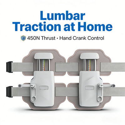 Adjustable Lumbar Spinal Decompression Belt Mechanical Traction Device