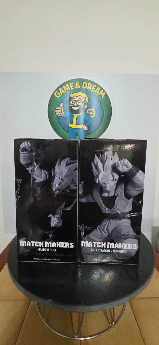 Set 2 Match Makers Goku II y Majin Vegeta Banpresto Dragon Ball 17 Cm Figuras