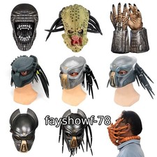 Alien vs. Predator Cosplay Helmet Latex Terror Full Mask Halloween Props Gifts