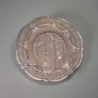Pink Royal Lace 10” Dinner Plate Depression Glass Floral Design