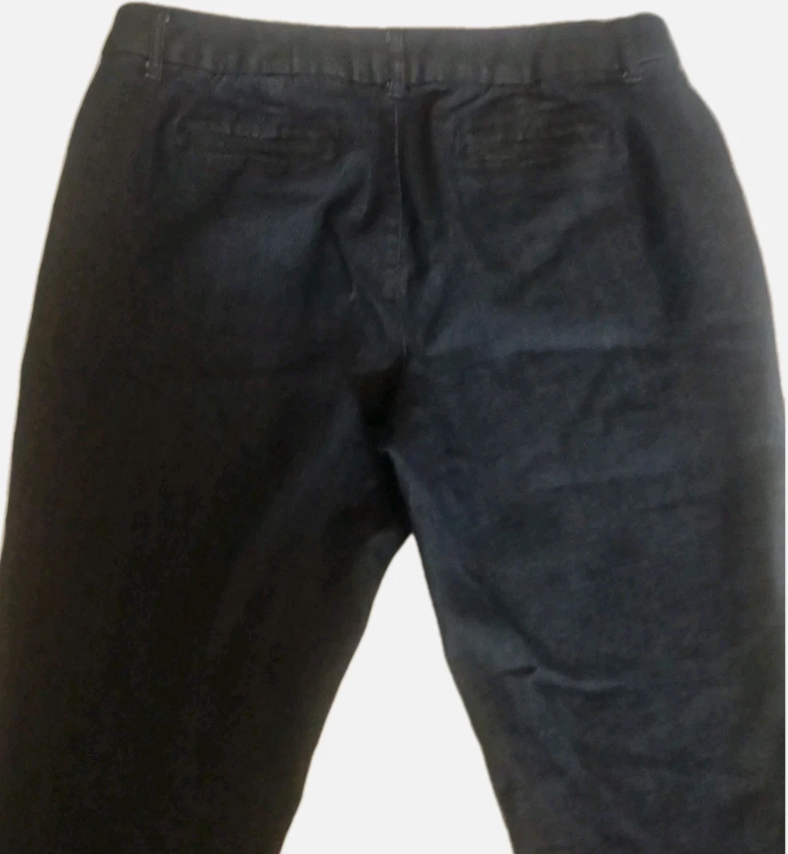 Pantalones cortos chinos largos St John's Bay lavado oscuro 16,5 entrepierna para mujer talla 14 pequeños Foto 4 de 4