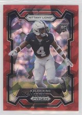 2024 Panini Prizm Draft Picks Red Ice Prizm Kalen King #139 0kb5