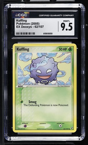 Koffing graded CGC 9.5 for sale on eBay