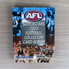AFL SUPERSTARS 2003 FOOTBALL COLLECTOR CARD ALBUM (THE ADVERTISER | SUNDAY MAIL)