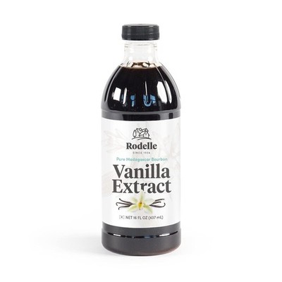 Rodelle Pure Madagascar Bourbon Vanilla Extract 16oz Gluten Free Premium Baking