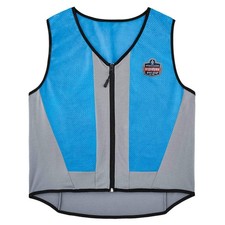 CHILL-ITS BY ERGODYNE 6667 Cooling Vest,Blue,4XL 807EK6