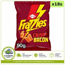 Frazzles Bacon Crisps Sharing Bag Crisps 18 x 90g | Bulk Wholesale Crisps
