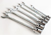 Saltus Gabel-GelenksteckschlüSsel Set 6-Teilig 12-23 Mm SchraubenschlüSsel 3In1