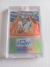 2022 Panini Elite Matthew Stafford Passing the Torch auto #ed 12/25 Rams MVP