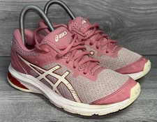 Asics GT 1000 Women's Pink Athletic Running Shoes Sneakers Size UK 2