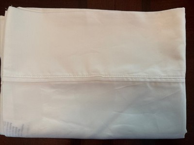 1 Pair Pillowcases Standard Sunham Mason Collection 800TC Cotton Blend White