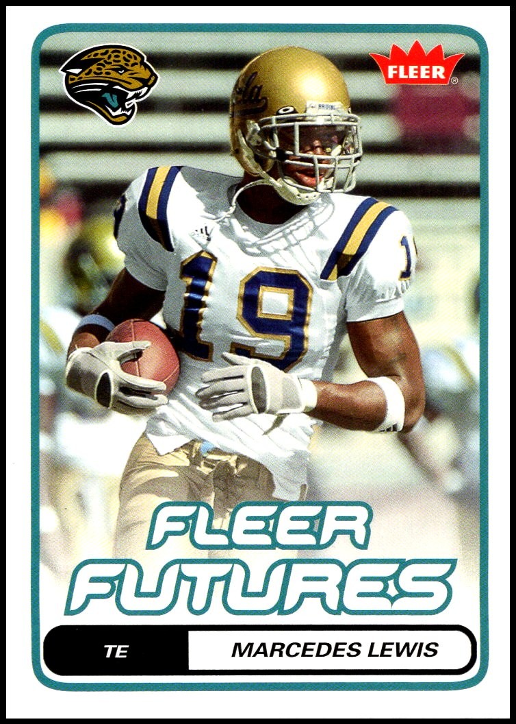 2006 Fleer #166 Marcedes Lewis - Fleer Futures RC FREE SHIPPING!