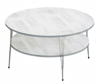 Eleganter WeißEr Couchtisch Aus Holz Mit Modernem Design