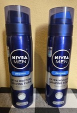 2 Nivea for Men Moisturizing Shaving Foam 8.7 oz Discontinued RARE