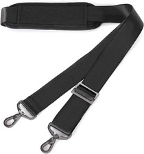 Universal Padded Shoulder Strap 31.5-56 Inch - Metal Hooks for Ultimate Comfort