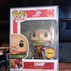 Funko Pop! Ad Icons - CHAMP (Chase) - Jollibee - 154 Metallic  In Boss Protector