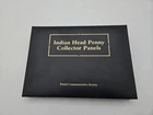PCS Indian Head Penny Collector Panels Set 20 Pennies Stamps Album Binder PCS