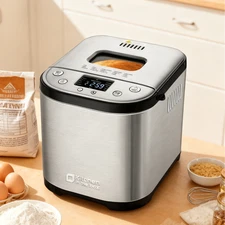 15-in-1 2LB Automatic Bread Maker Machine Gluten-Free Stainless Steel kitchen