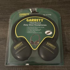 Garrett 1612700 Clearsound Easy Stow Metal Detector Headphones New Open Package