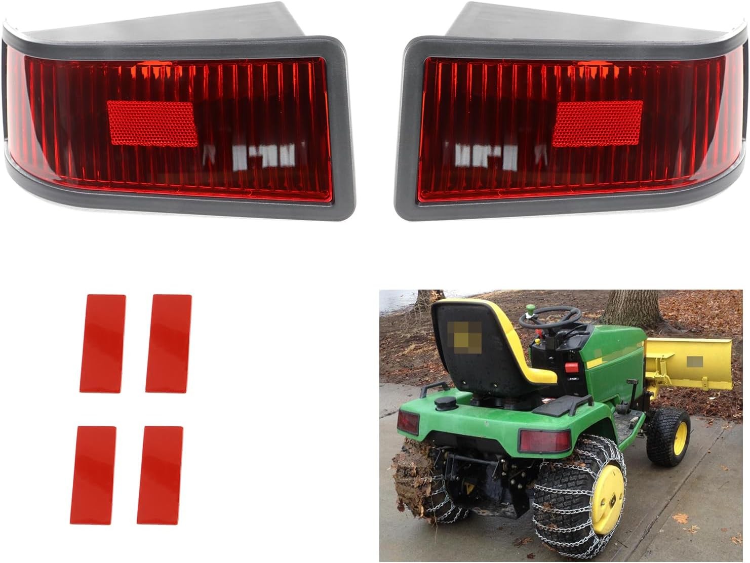 2 x Rear Tail Light Kit Fits John Deere 415 425 M116504 M116505 M116132 M116133