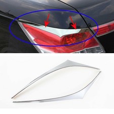 Abs Chrome Car Rear Taillight Lamp Eyelid Cover Trim For Honda Accord 2008-2012 Abs Chrome Car Rear Taillight Lamp Eyelid Cover Trim For Honda Accord 2008-2012