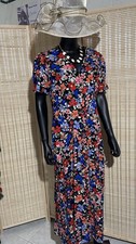 New Tu Tall Woman Floral Occasion multicolour slit dress UK 14 - rrp£22