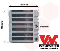 VAN Wezel 06006211 WäRmetauscher FüR Innenraumheizung HeizungsküHler FüR BMW