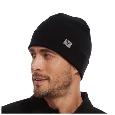 100% Merino Wool Beanie Hats For Men And Women Unisex Cuff Warm Winter Cap