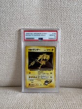 1999 Rocket's Zapdos Holo Gym 2 Challenge PSA 10 Japanese Pokémon Card