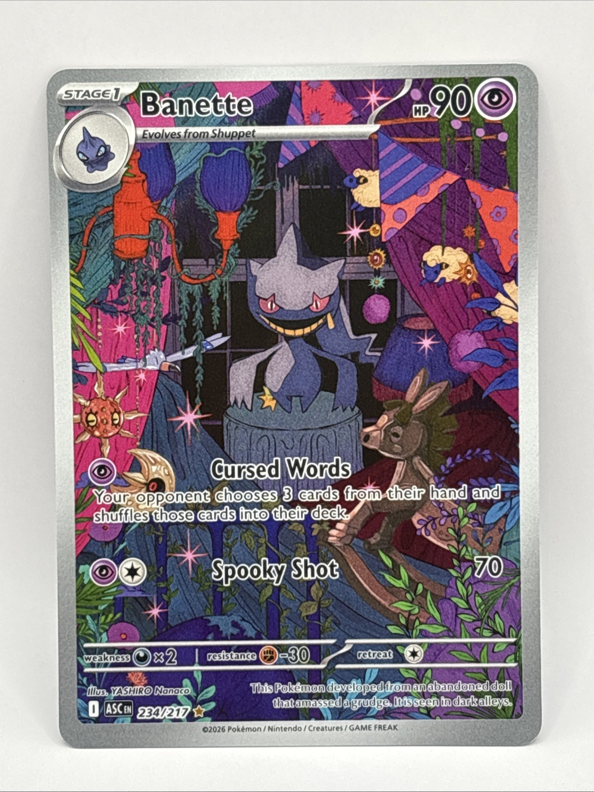 Pokemon: Banette - 234/217 - ME: Ascended Heroes (ASC) Illustration Rare