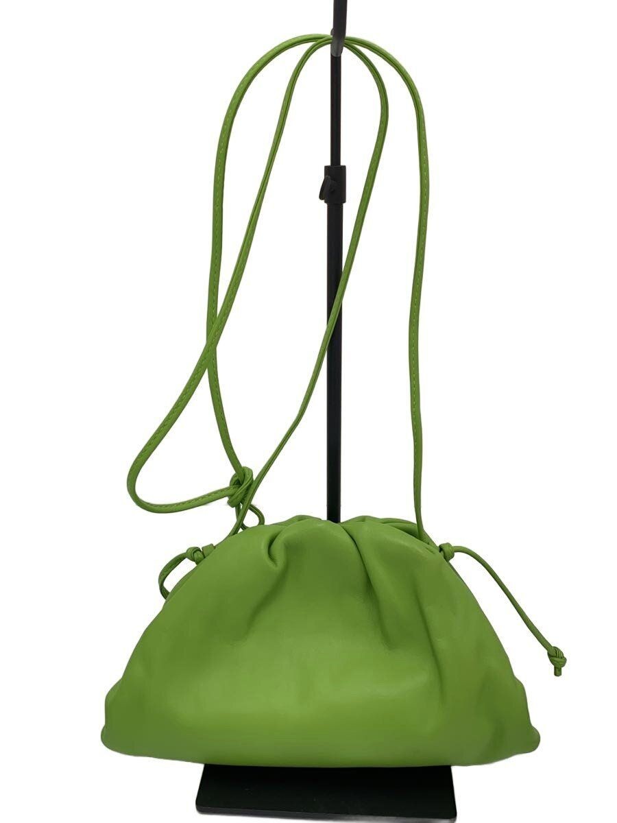 BOTTEGA Veneta Shoulder Bag Leather GRN Plain 585852 Used