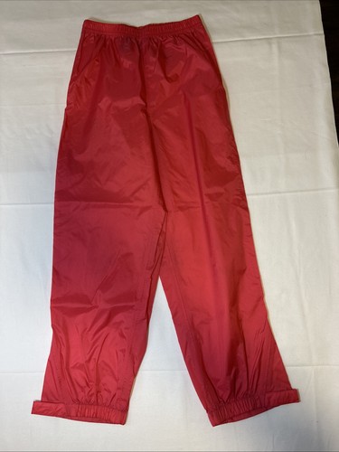 Girls Size 10 L.L. Bean Pink Rain pants