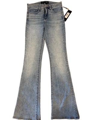 Veronica Beard Jeans Beverly Skinny Flare High Rise Size 27 Pebble Stone NWT