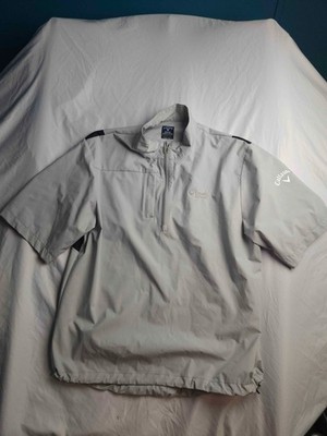 Callaway Weather Series 1/4 Zip Golf Windbreaker Shirt Mens XL Love s Classic