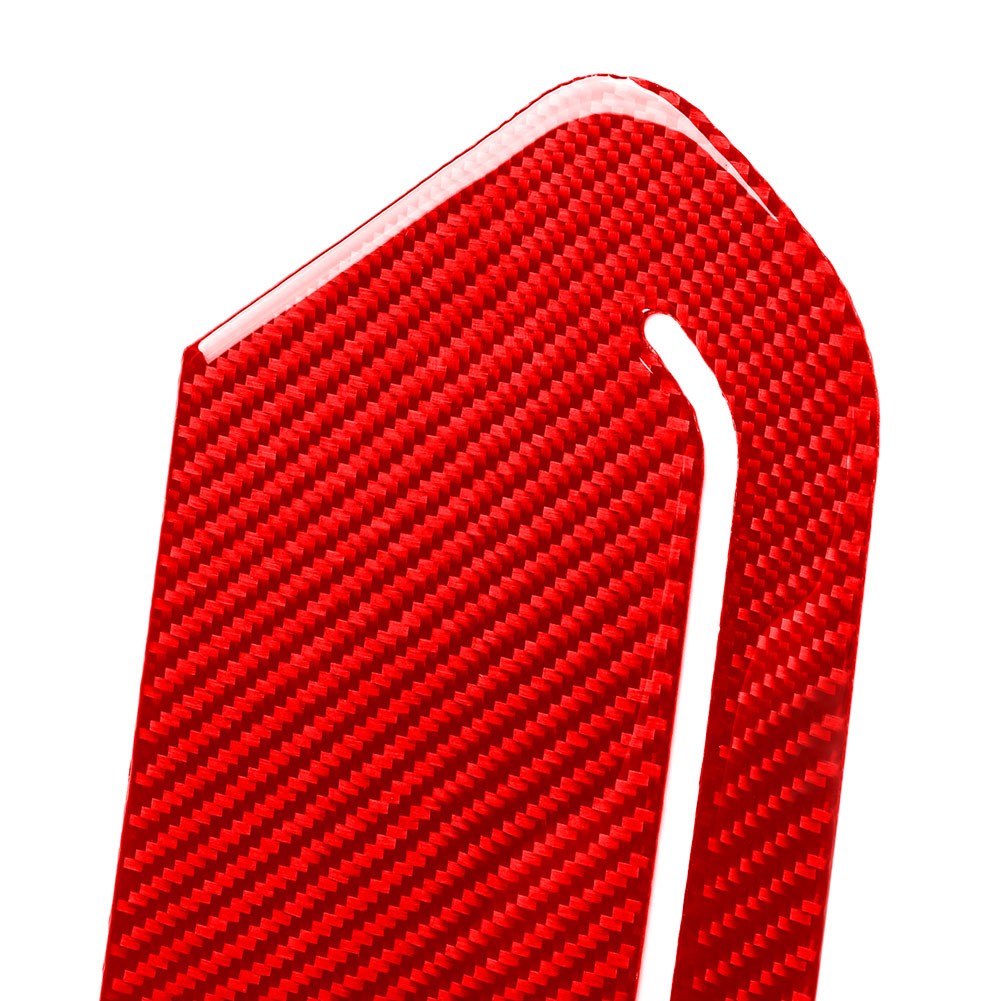 4pcs Carbon Fiber Red Interior Door Panel Trim For Jeep Wrangler JL 2018-2024 thumbnail 8