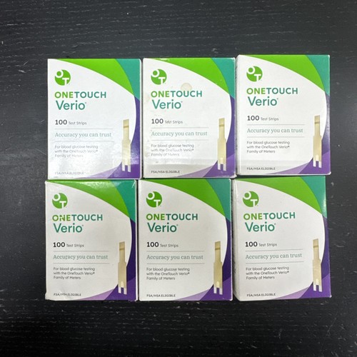 One Touch Verio Retail Test Strips, 600 Strips