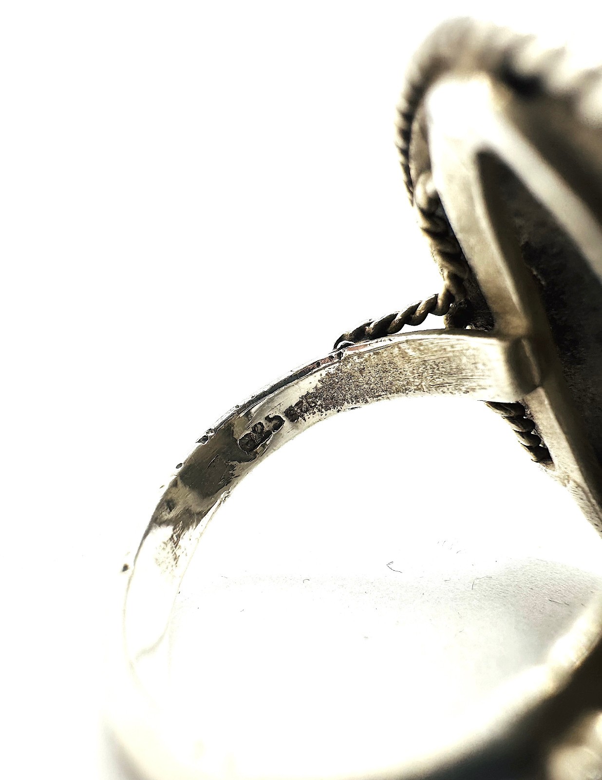 925 Silver Ring Solid ° Large 58° Jewelry Design … - image 6