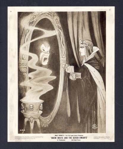 (6) ORIGINAL 1937 WALT DISNEY'S  SNOW WHITE & THE SEVEN DWARFS PUBLICITY PHOTOS