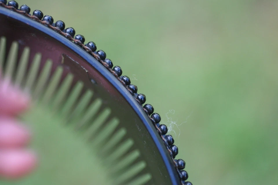 古董 *:艺术装饰/维多利亚月经黑发组合:* 4 3/4 X 2.5 爱 — 第 3/4 张图片