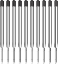 Pack of 10 Replaceable Ballpoint Pen Refills, G2 Gel Ink Refills,1Mm Medium Poin
