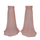 Lily tulip Lamp Shades pink white trumpet tiffany pond replacement Vintage tiger