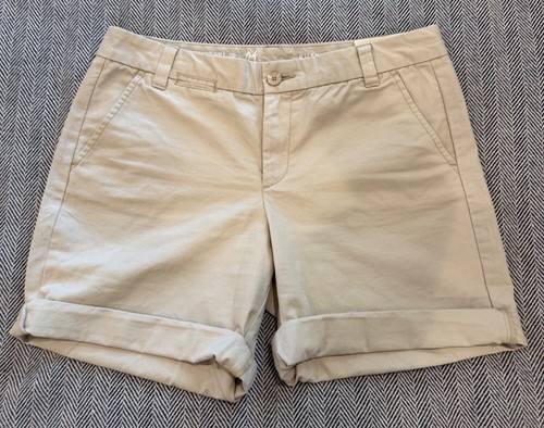 Boyfriend Khakis by Gap Damenshorts beige Baumwolle Größe 4 neu ohne Etikett