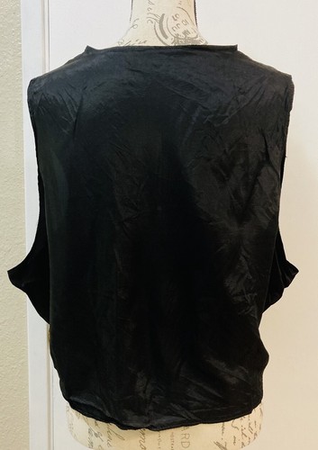 HALLOWEEN Vest Basic Editions Pumpkin Ghost Skeletons Spooky Boo Colorful 2X - Picture 4 of 5