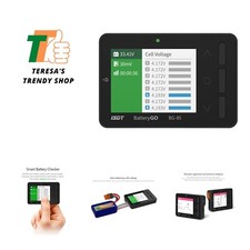 BG-8S BattGo Battery Meter, LCD Display Digital Battery Capacity Checker Batt...