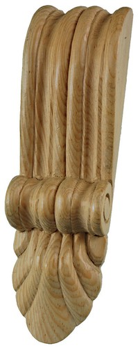 Wooden House Corbels, Regency Fireplace Mantel Brackets, Hand Carved Pair- PG650 - Picture 3 of 4