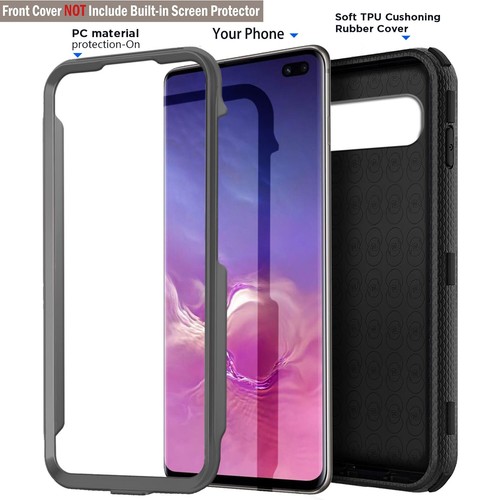 For Samsung Galaxy S10 Plus S10 5G S10e Hybrid Rubber Hard Shockproof Case Cover - Picture 21 of 88