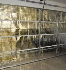 Garage Door Insulation - 21" x 36ft - Foam Core (FITS 9X7 DOOR)