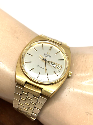 よ*じ様 OMEGA Seamaster Quartz 1960264 腕時計 Omega Seamaster Men's Watch 1345 Vintage Swiss Quartz Day Date